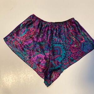 Innermost Vintage 90’s lingerie purple paisley shorts Size Medium